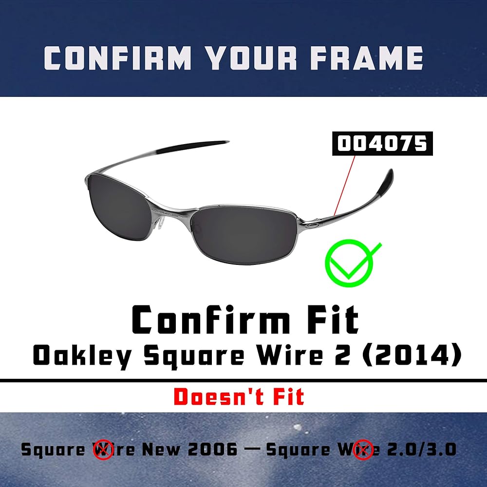 Amazon.com: Predrox Blue Mirror Square Wire 2 (2014) Lenses